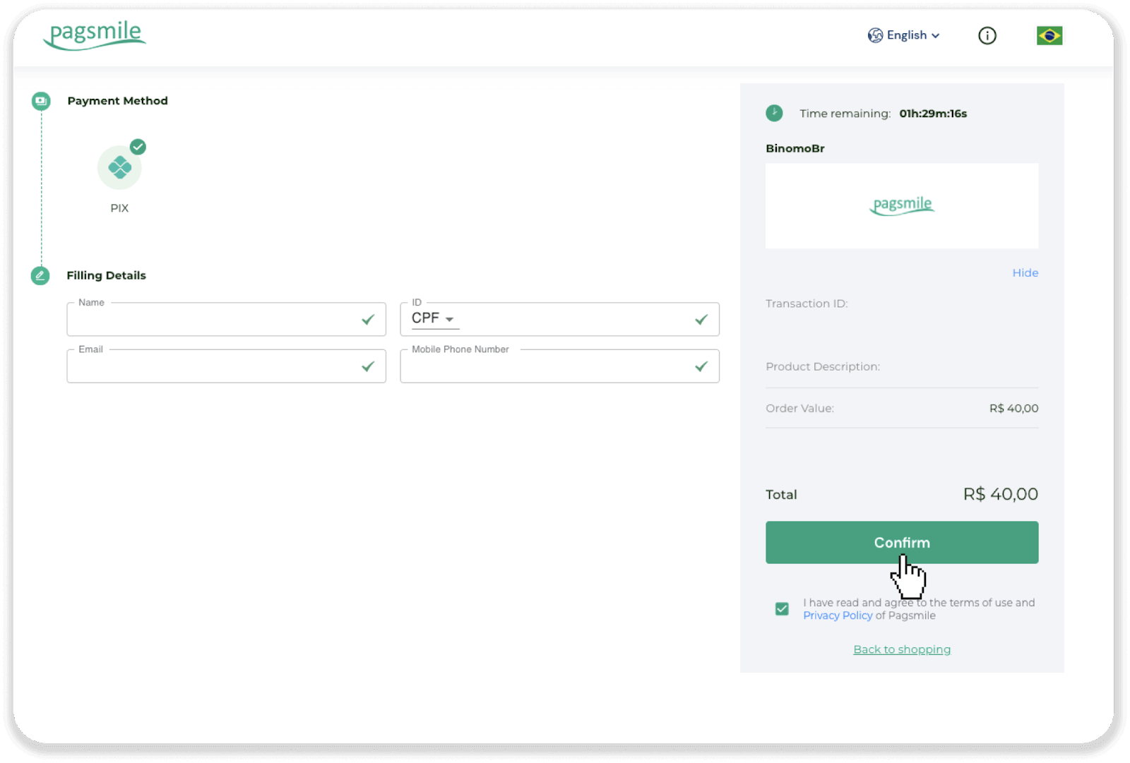Deposit Funds in Binomo via Brazil Internet Banking (Bank Transer, Paylivre, Loterica, Itau, Boleto Rapido) and E-wallets (Picpay, Astropay, Banco do Brasil, Santander, Bradesco, Neteller, Skrill, WebMoney, Advcash)