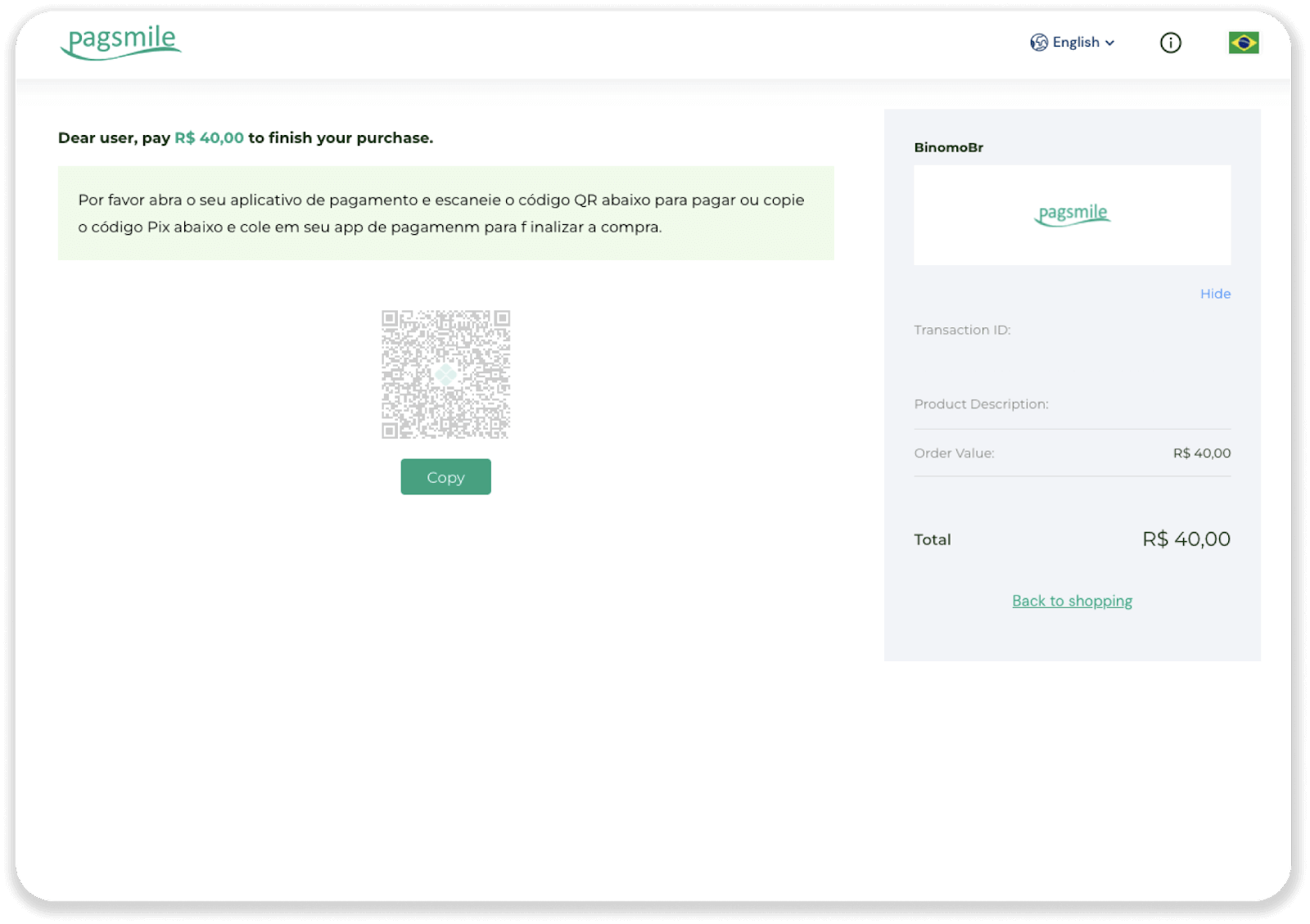 Deposit Funds in Binomo via Brazil Internet Banking (Bank Transer, Paylivre, Loterica, Itau, Boleto Rapido) and E-wallets (Picpay, Astropay, Banco do Brasil, Santander, Bradesco, Neteller, Skrill, WebMoney, Advcash)