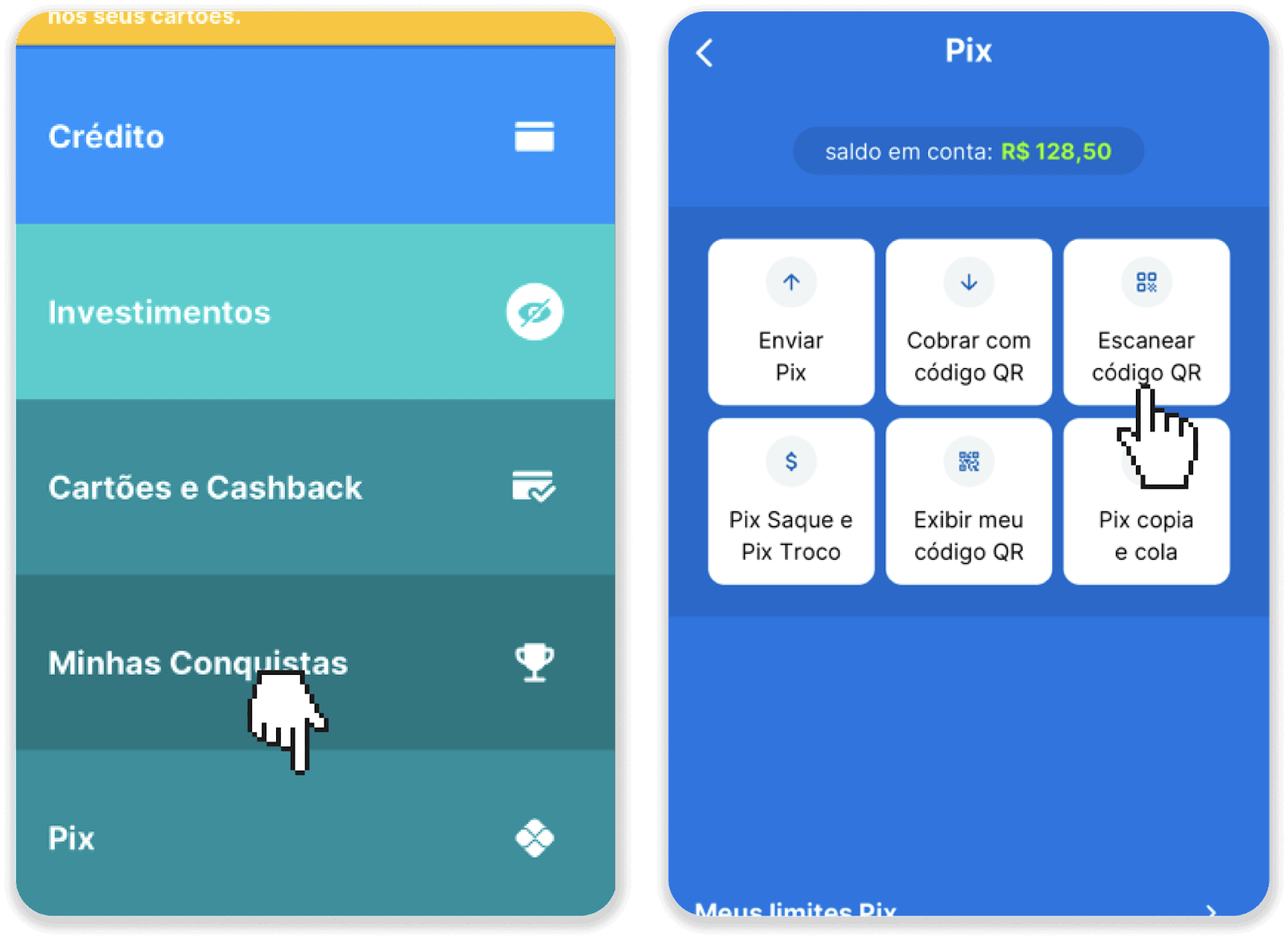 Deposit Funds in Binomo via Brazil Internet Banking (Bank Transer, Paylivre, Loterica, Itau, Boleto Rapido) and E-wallets (Picpay, Astropay, Banco do Brasil, Santander, Bradesco, Neteller, Skrill, WebMoney, Advcash)