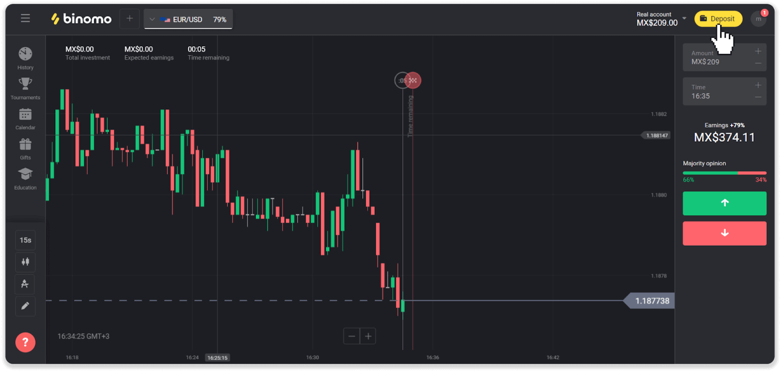 ฝากเงินกับ Binomo ผ่านบัตร AstroPay