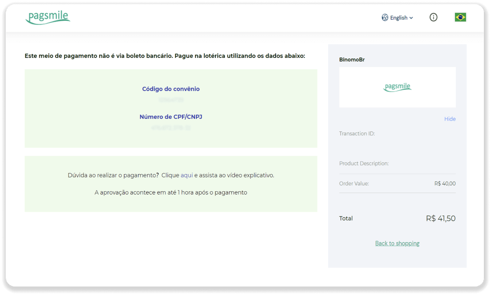 Depoze Lajan sou Binomo atravè Bank Entènèt Brezil (Bank Transer, Paylivre, Loterica, Itau, Boleto Rapido) ak E-bous (Picpay, Astropay, Banco do Brasil, Santander, Bradesco, Neteller, Skrill, WebMoney, Advcash)