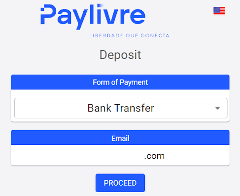 Depoze Lajan sou Binomo atravè Bank Entènèt Brezil (Bank Transer, Paylivre, Loterica, Itau, Boleto Rapido) ak E-bous (Picpay, Astropay, Banco do Brasil, Santander, Bradesco, Neteller, Skrill, WebMoney, Advcash)