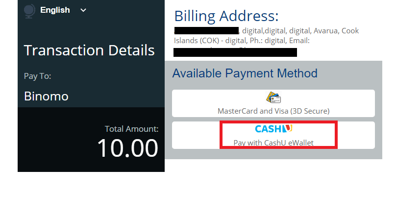 Deposit Funds on Binomo via E-wallets (Webmoney WMZ, Picpay, Neteller, Astropay, Cash U, Skrill, ADV cash, AstroPay Card, Perfect Money)
