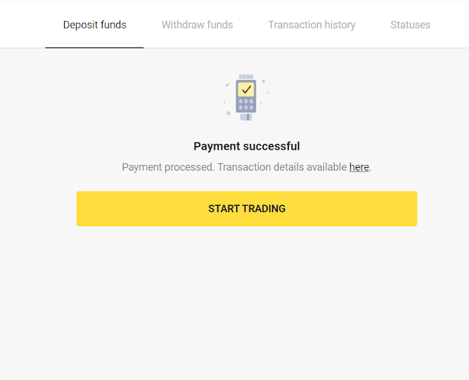 إيداع الأموال على Binomo عبر المحافظ الإلكترونية (Webmoney WMZ، Picpay، Neteller، Astropay، Cash U، Skrill، ADV Cash، AstroPay Card، Perfect Money)