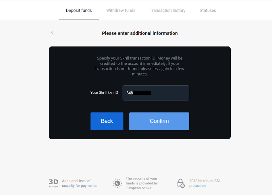 How to Deposit Funds on Binomo
