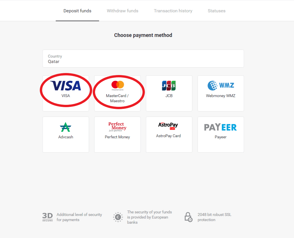 Come accedere e depositare fondi su Binomo Come accedere e depositare fondi su Binomo