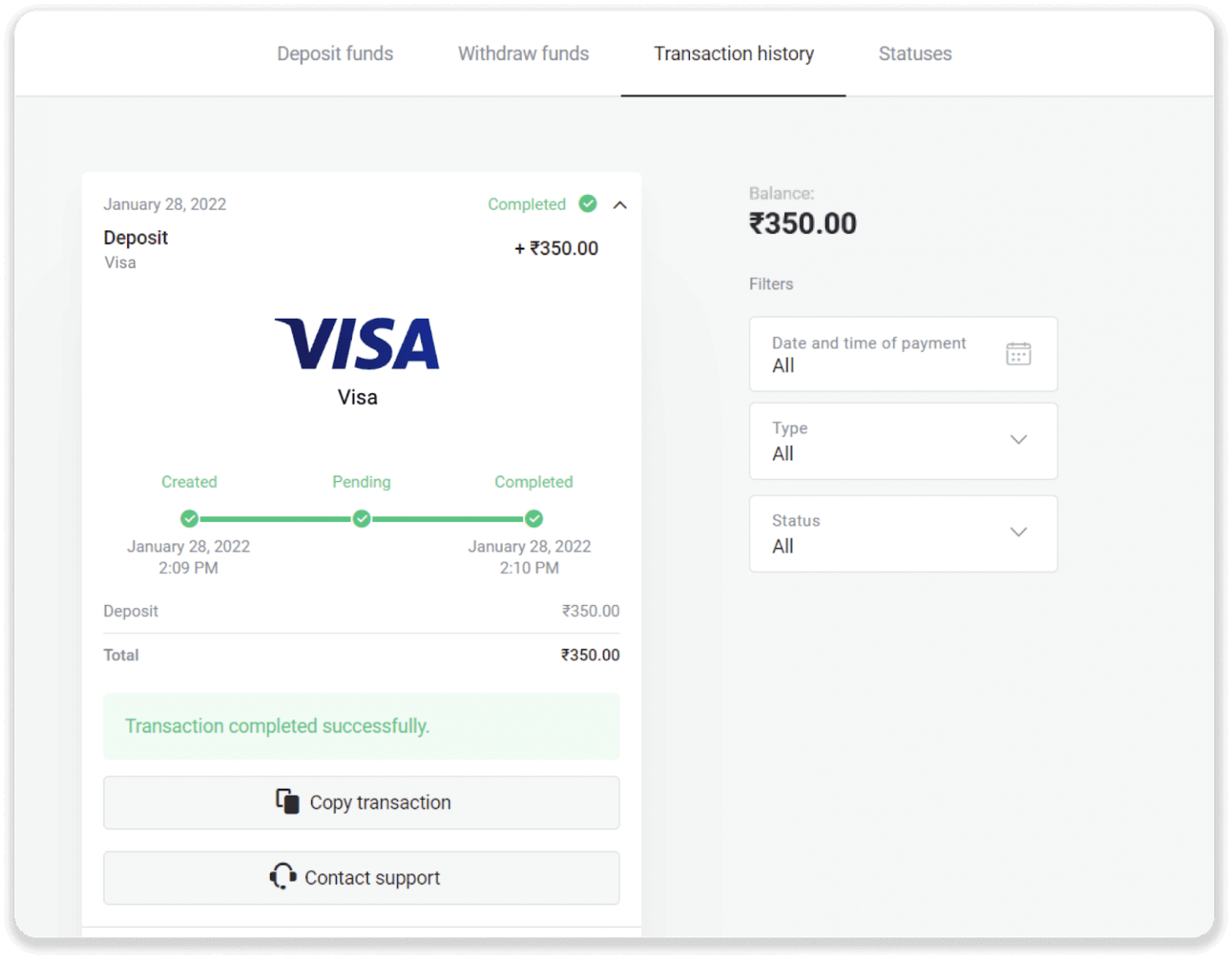 Come accedere e depositare fondi su Binomo Come accedere e depositare fondi su Binomo