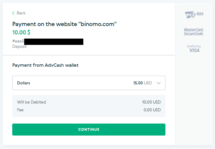 Come accedere e depositare fondi su Binomo Come accedere e depositare fondi su Binomo