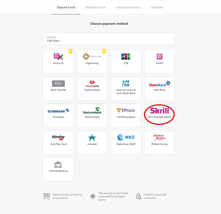 Come accedere e depositare fondi su Binomo Come accedere e depositare fondi su Binomo