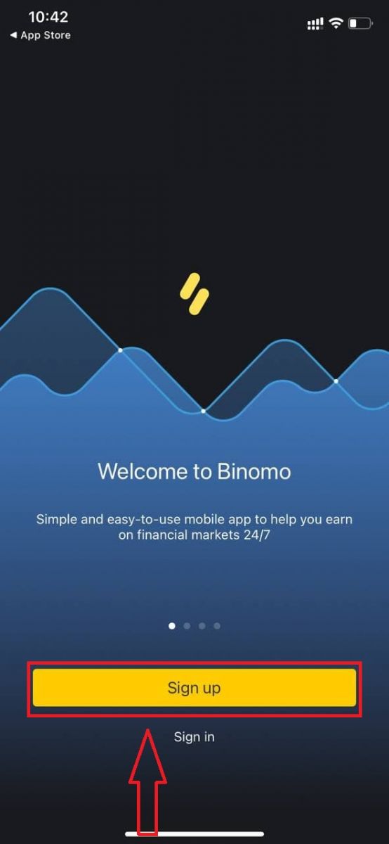 Binomo پر ڈیمو اکاؤنٹ کیسے کھولیں۔