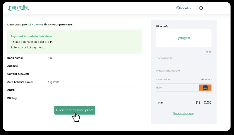 Com registrar-se i dipositar fons a Binomo