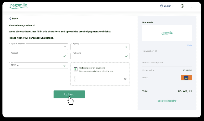 Com registrar-se i dipositar fons a Binomo