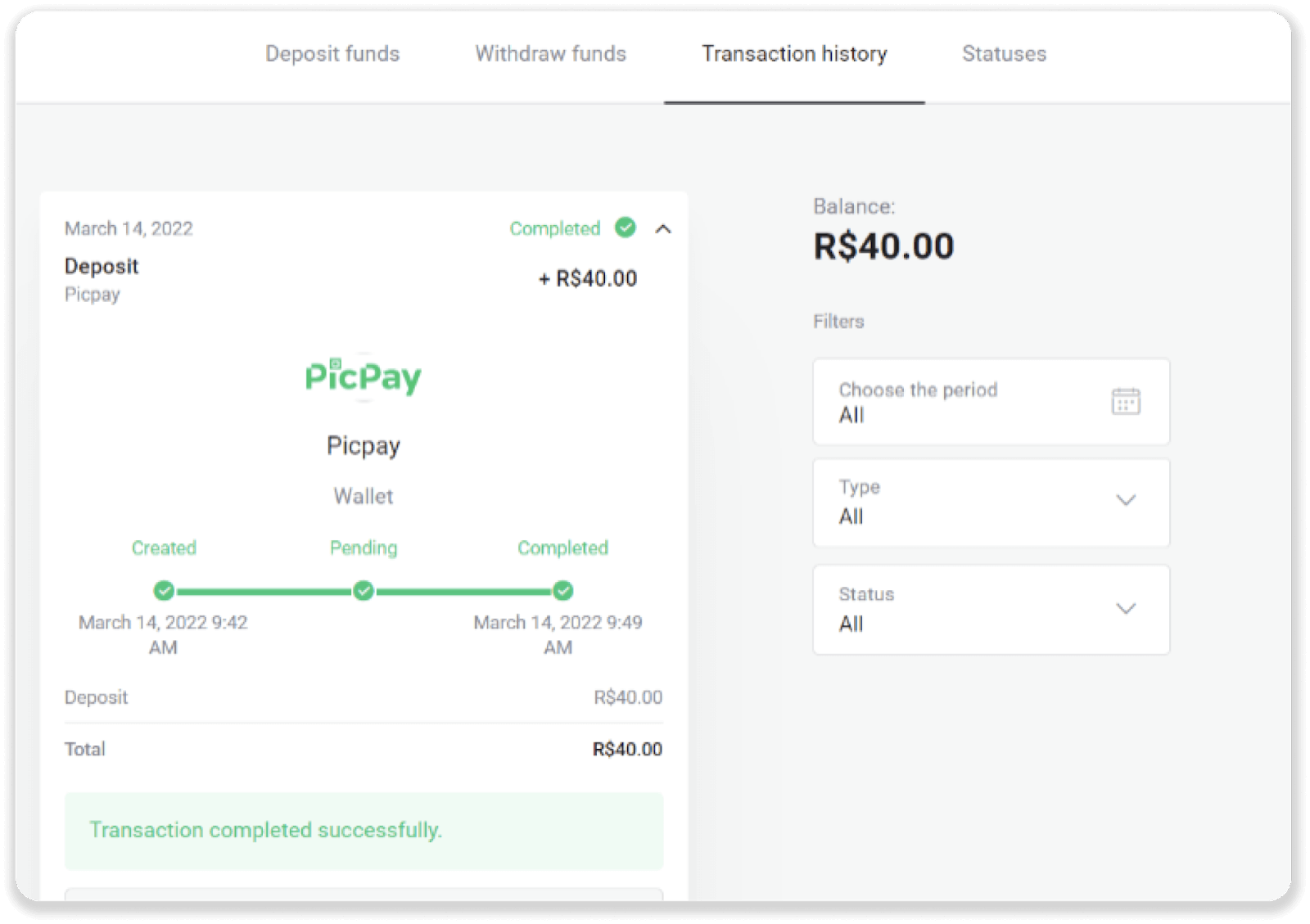 Com registrar-se i dipositar fons a Binomo