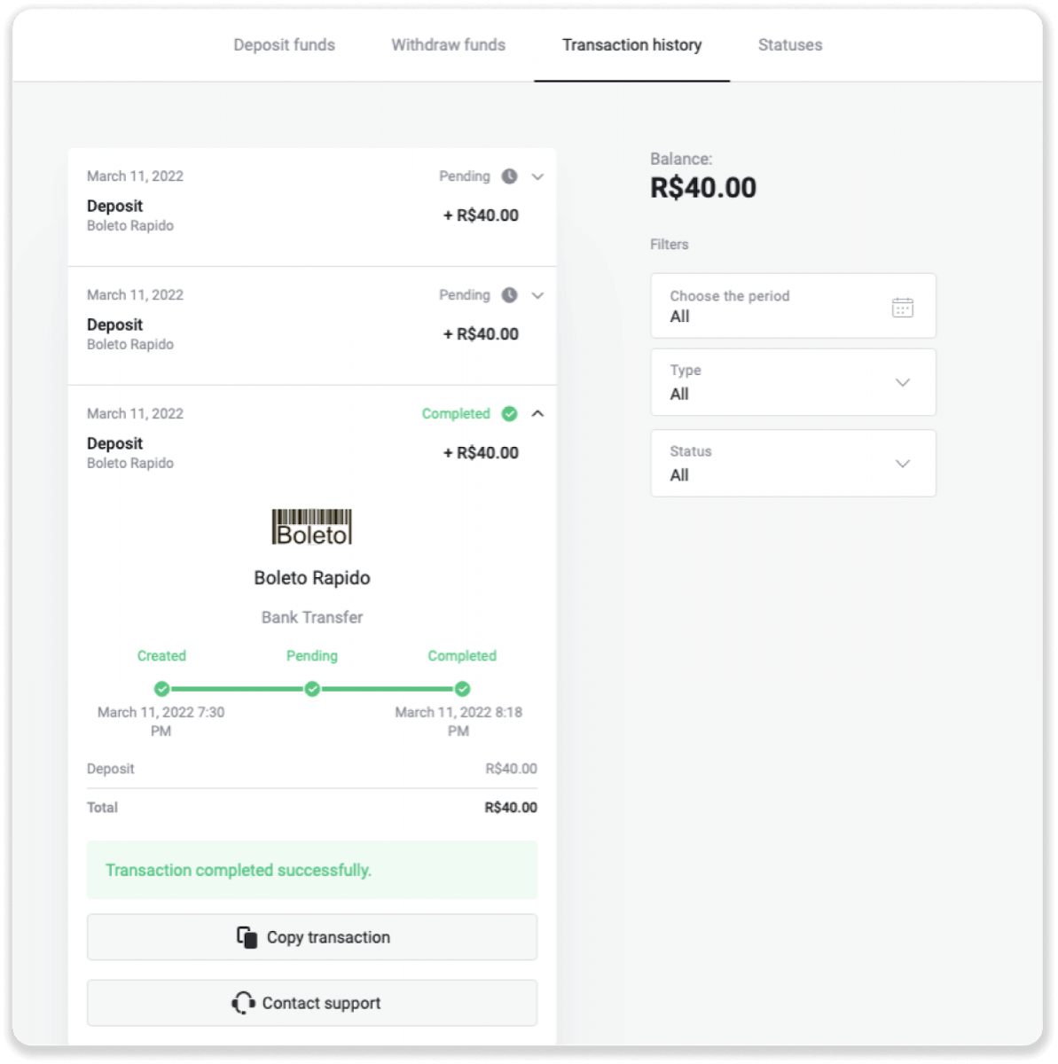 Com registrar-se i dipositar fons a Binomo