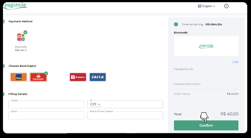 Com registrar-se i dipositar fons a Binomo