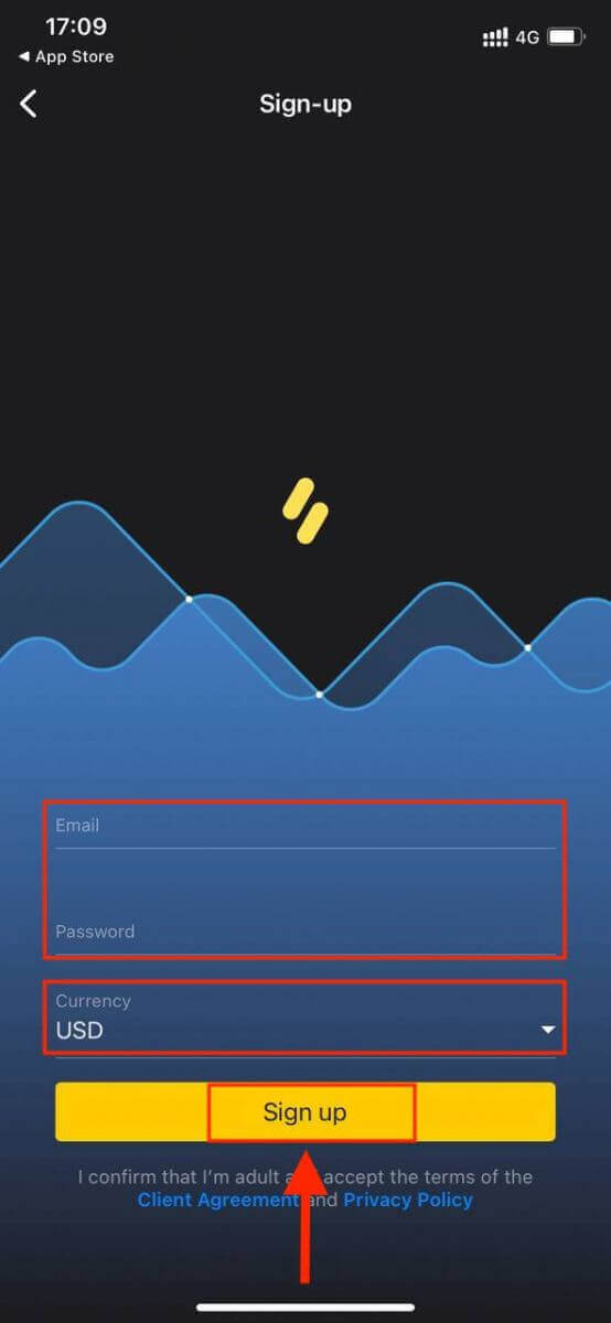 Giunsa ang Pag-sign Up ug Pag-login sa Account sa Binomo Trading