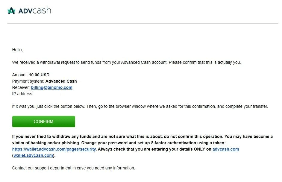 Com retirar i fer un dipòsit a Binomo