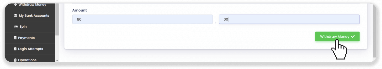 Kako povući sredstva sa Binomo na moj E-novčanik (Payfix, Webmoney WMZ, Tpaga, Perfect Money, ADV cash, PayTM, Globe Pay, AstroPay, Jeton Wallet)