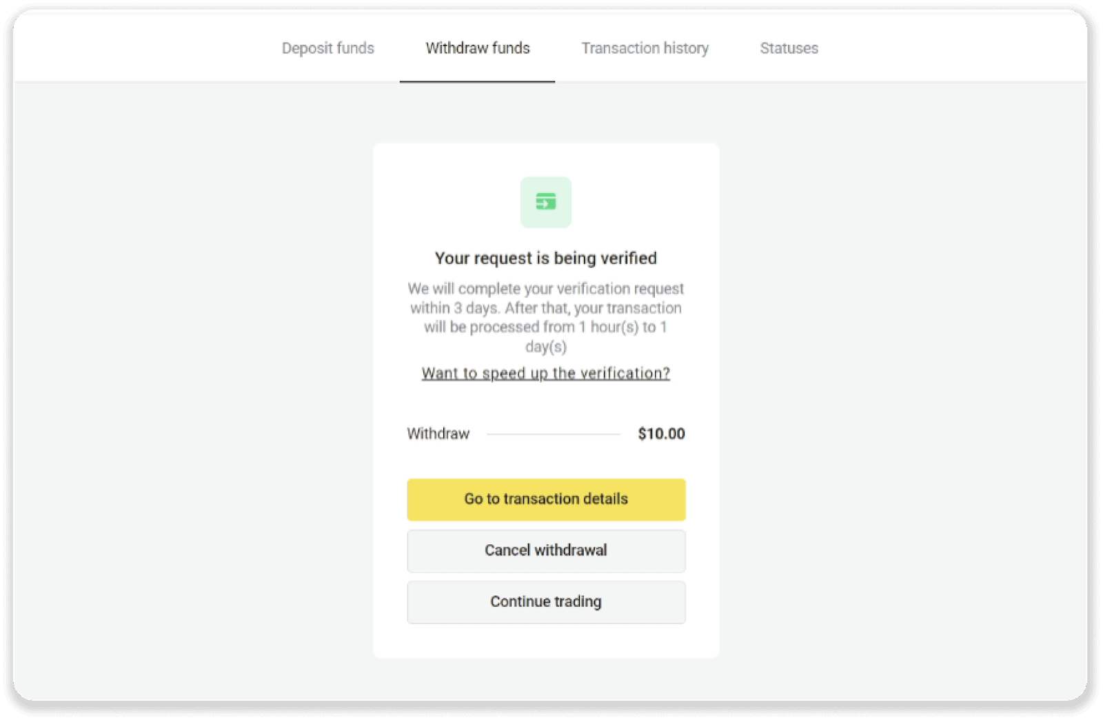 Kako povući sredstva sa Binomo na moj E-novčanik (Payfix, Webmoney WMZ, Tpaga, Perfect Money, ADV cash, PayTM, Globe Pay, AstroPay, Jeton Wallet)