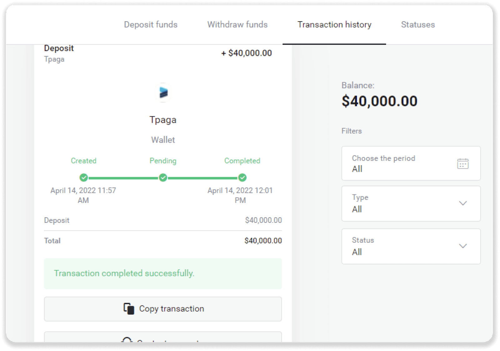 Kako povući sredstva sa Binomo na moj E-novčanik (Payfix, Webmoney WMZ, Tpaga, Perfect Money, ADV cash, PayTM, Globe Pay, AstroPay, Jeton Wallet)