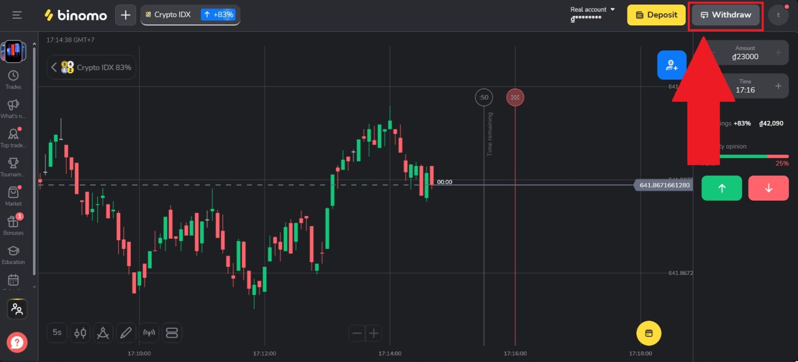 كيفية سحب الأموال من Binomo في عام 2026: دليل خطوة بخطوة والرسوم ووقت المعالجة