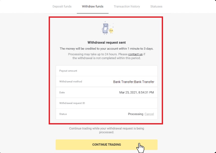 كيفية سحب الأموال من Binomo في عام 2026: دليل خطوة بخطوة والرسوم ووقت المعالجة
